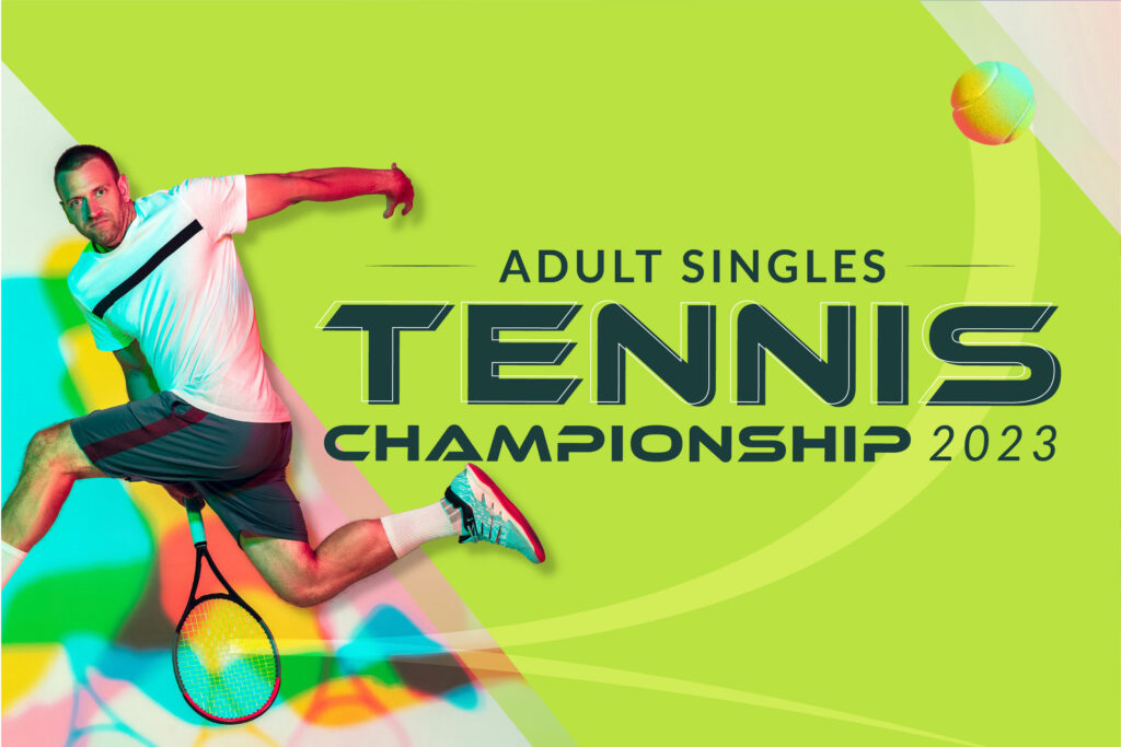 Adult Singles Tennis Championship 2023 banner