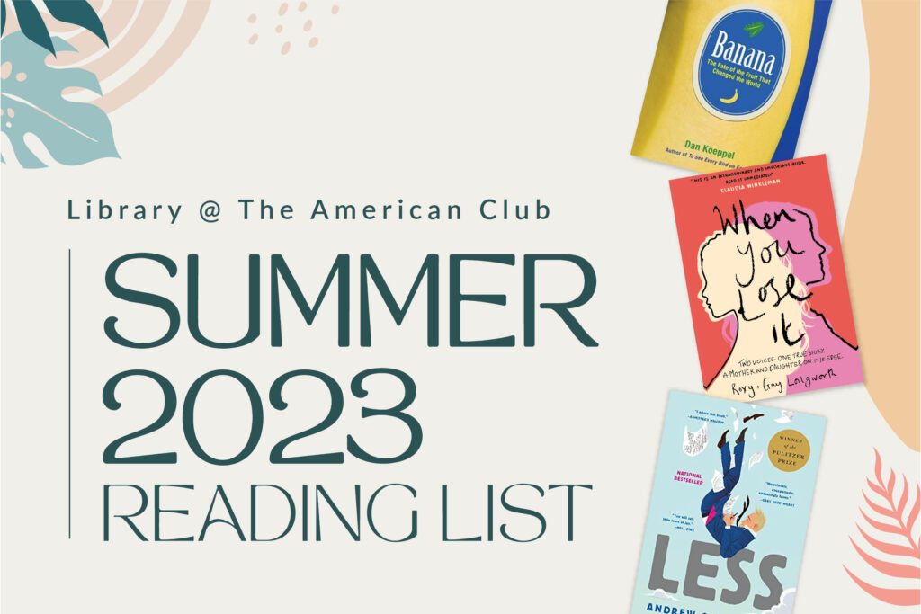 The American Club Summer 2023 Reading List banner