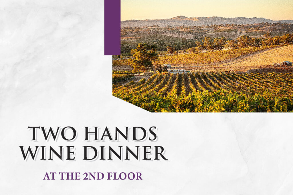 Two Hands Wine Dinner banner